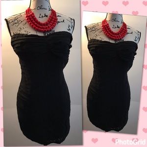 Sexy little black dress. Strapless Cocktail dress